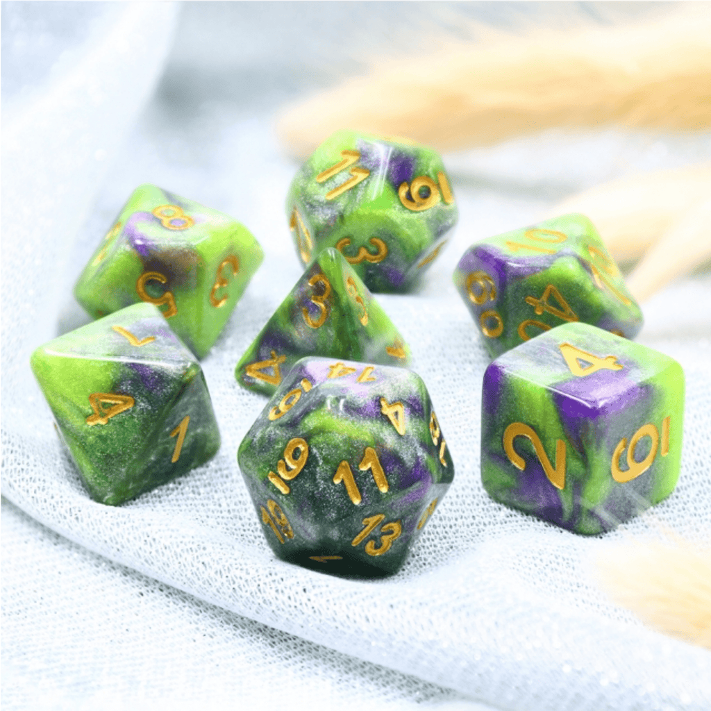 Royal Viper RPG Dice Set Plastic Dice Foam Brain Games