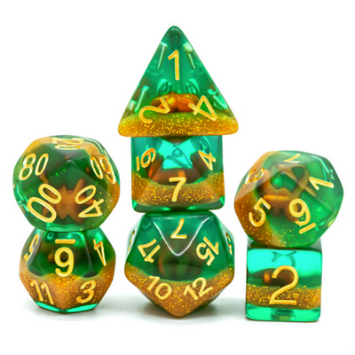 Sand Sifting Starfish RPG Dice Plastic Dice Foam Brain Games