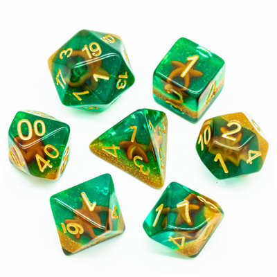 Sand Sifting Starfish RPG Dice Plastic Dice Foam Brain Games