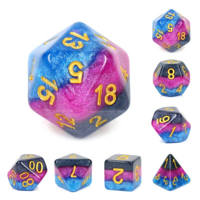 Venom RPG Dice Set Plastic Dice Foam Brain Games