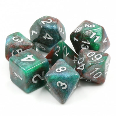 Bloodstone RPG Dice Set Plastic Dice Foam Brain Games