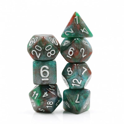 Bloodstone RPG Dice Set Plastic Dice Foam Brain Games