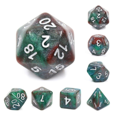 Bloodstone RPG Dice Set Plastic Dice Foam Brain Games