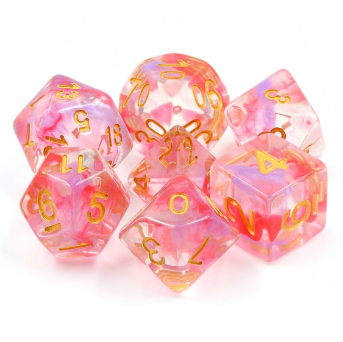 Clematis Edda RPG Dice Set Plastic Dice Foam Brain Games