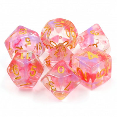 Clematis Edda RPG Dice Set Plastic Dice Foam Brain Games