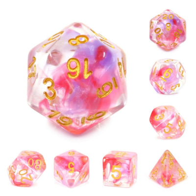 Clematis Edda RPG Dice Set Plastic Dice Foam Brain Games