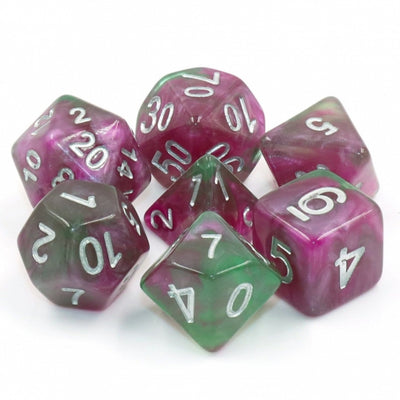 Wizard's Hat RPG Dice Set Plastic Dice Foam Brain Games