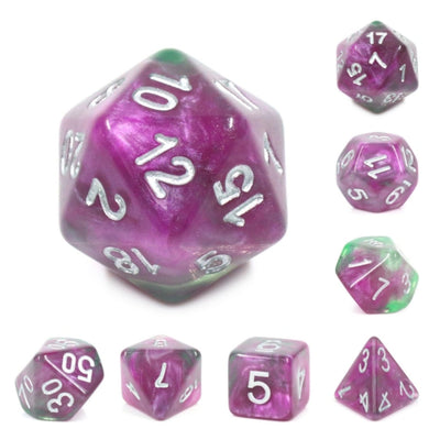 Wizard's Hat RPG Dice Set Plastic Dice Foam Brain Games