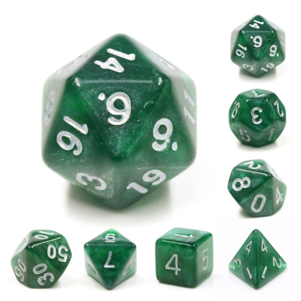 Dark Forest RPG Dice Set Plastic Dice Foam Brain Games