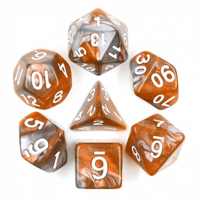 Amber Shard RPG Dice Set Plastic Dice Foam Brain Games