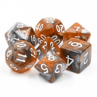 Amber Shard RPG Dice Set Plastic Dice Foam Brain Games