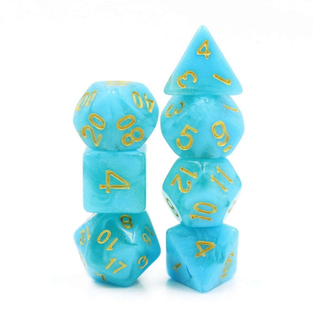Atlantis RPG Dice Set Plastic Dice Foam Brain Games