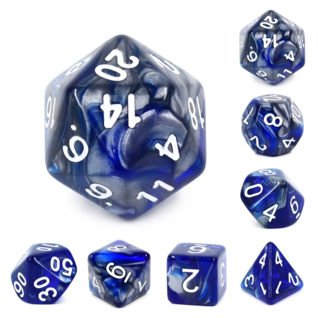 Cold Iron RPG Dice Set Plastic Dice Foam Brain Games