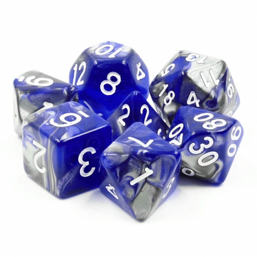 Cold Iron RPG Dice Set Plastic Dice Foam Brain Games