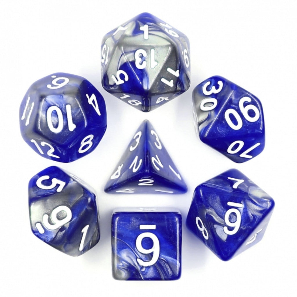 Cold Iron RPG Dice Set Plastic Dice Foam Brain Games