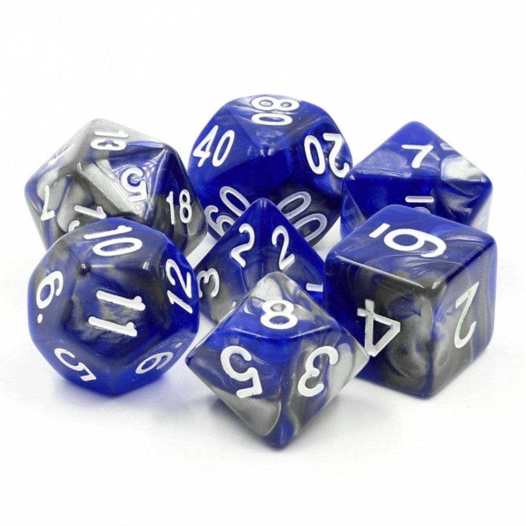 Cold Iron RPG Dice Set Plastic Dice Foam Brain Games