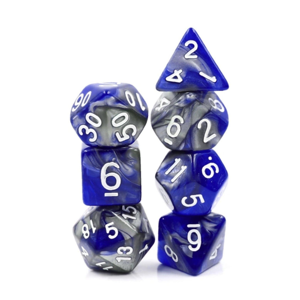 Cold Iron RPG Dice Set Plastic Dice Foam Brain Games