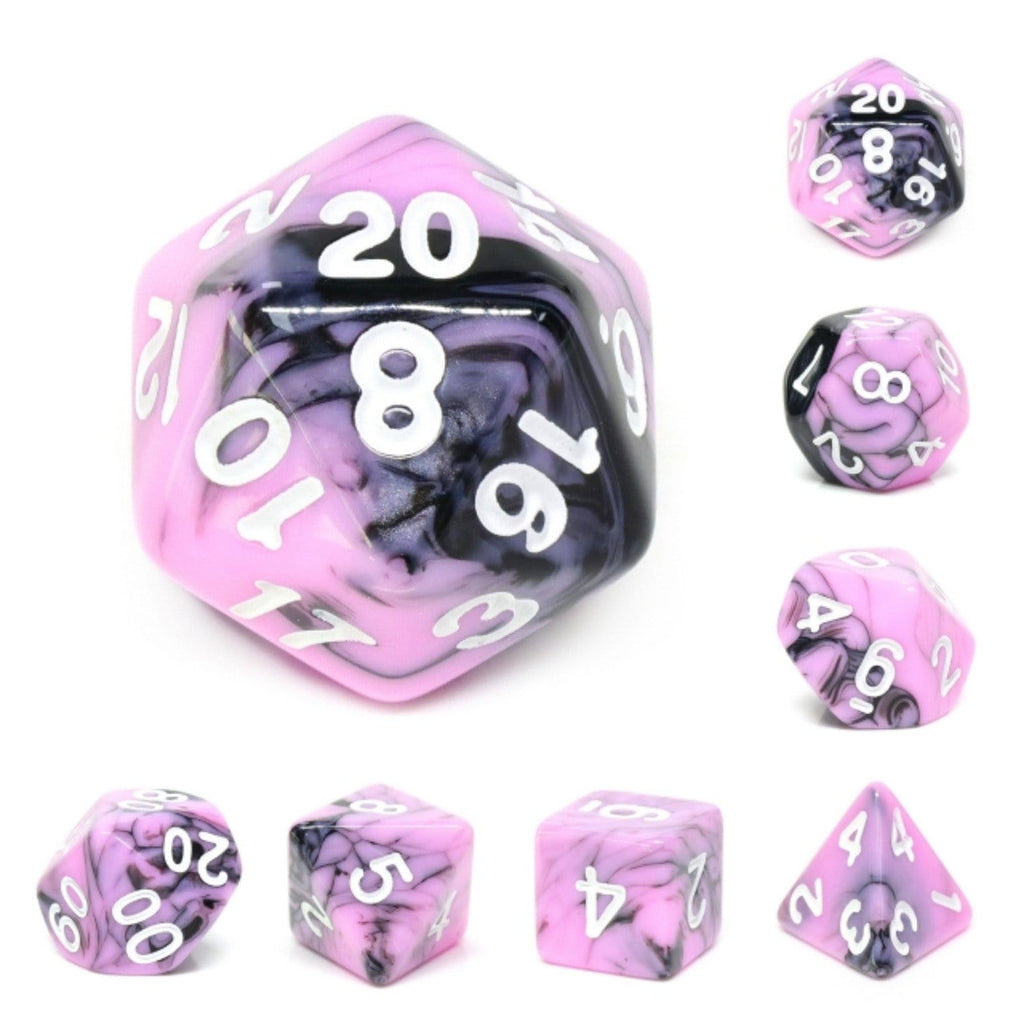 Blueberry Smoothie RPG Dice Set Plastic Dice Foam Brain Games