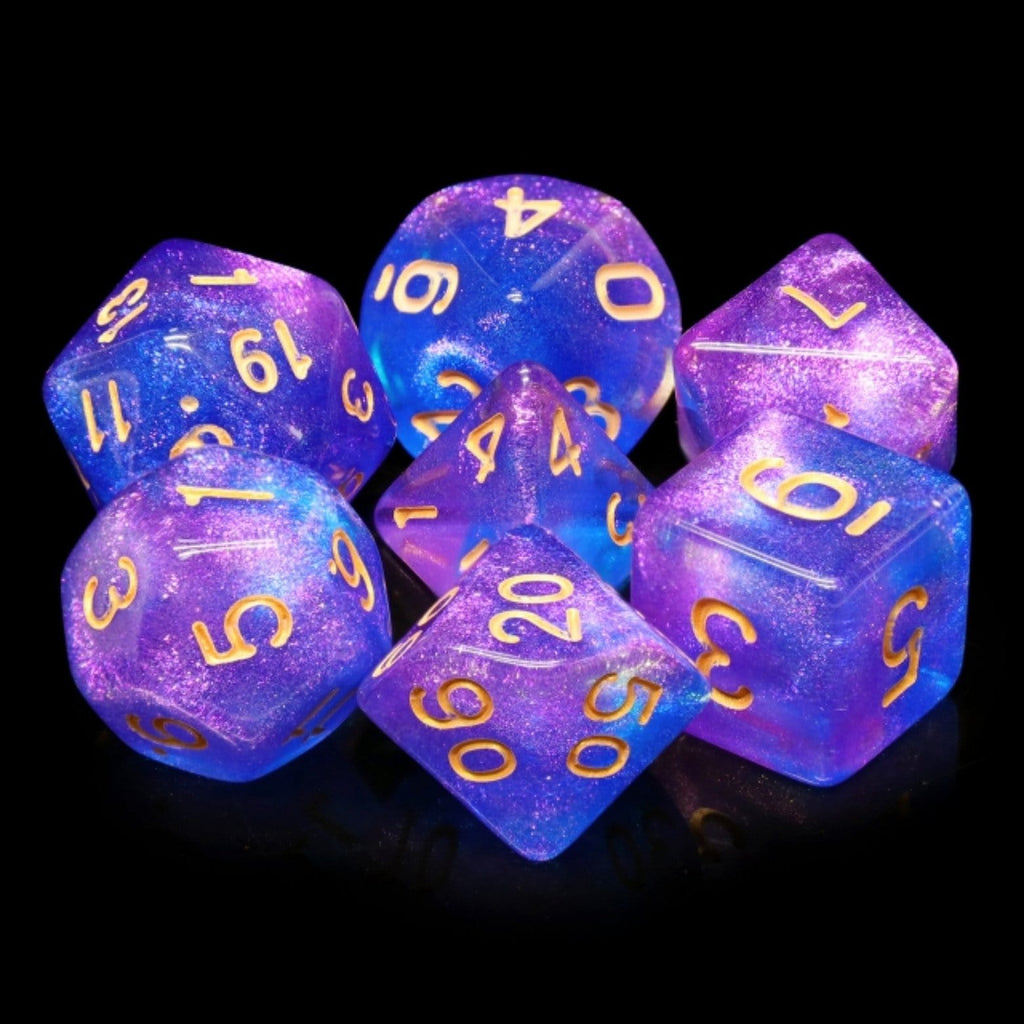 Secret Stars RPG Dice Set Plastic Dice Foam Brain Games