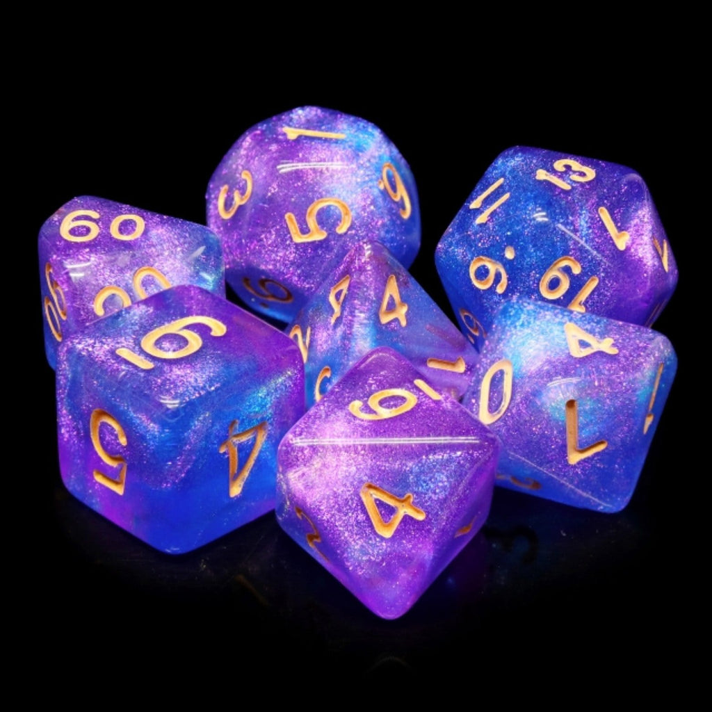 Secret Stars RPG Dice Set Plastic Dice Foam Brain Games