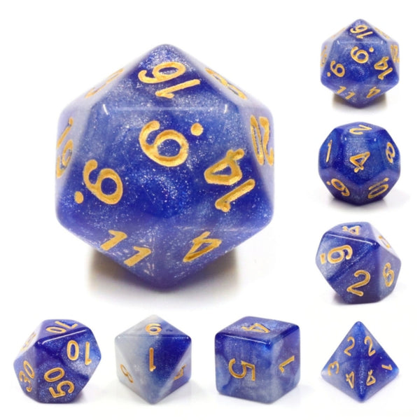 Star Gaze RPG Dice Set Plastic Dice Foam Brain Games