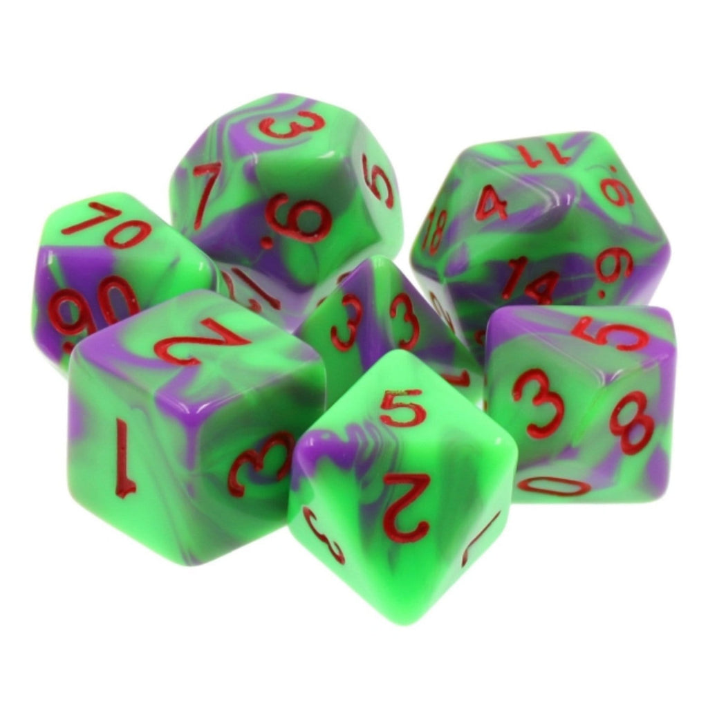 Goblin Goo RPG Dice Set Plastic Dice Foam Brain Games