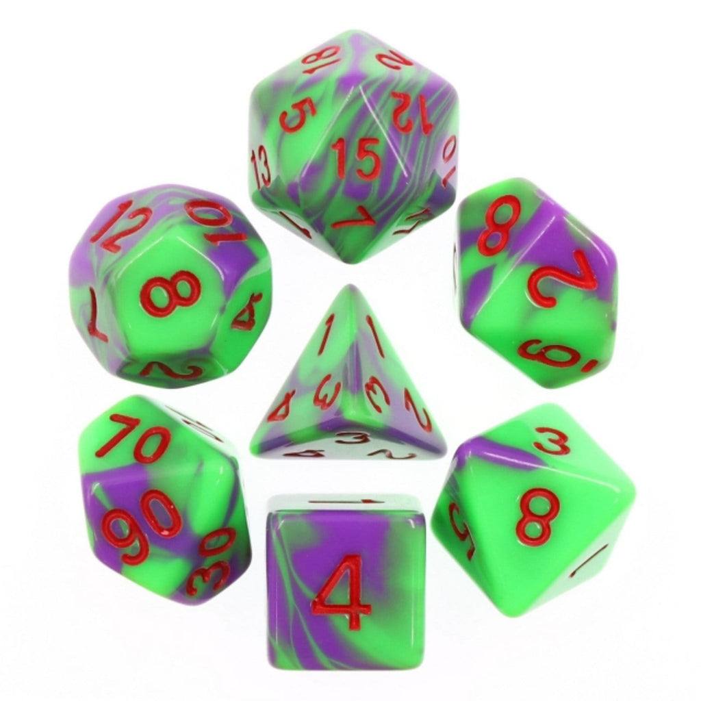 Goblin Goo RPG Dice Set Plastic Dice Foam Brain Games