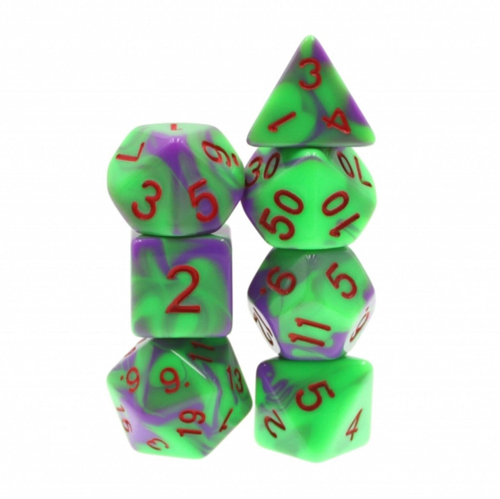 Goblin Goo RPG Dice Set Plastic Dice Foam Brain Games