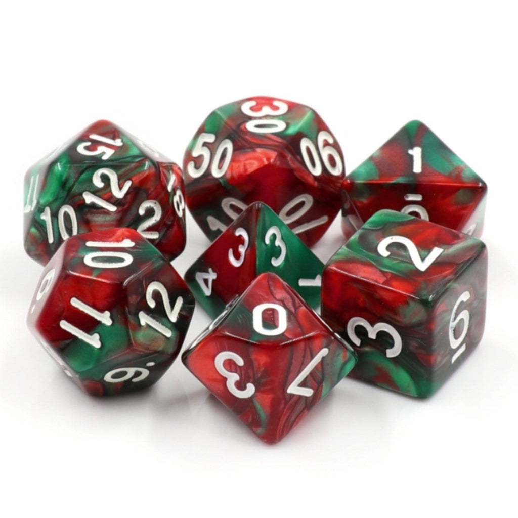 Burning Bush RPG Dice Set Plastic Dice Foam Brain Games