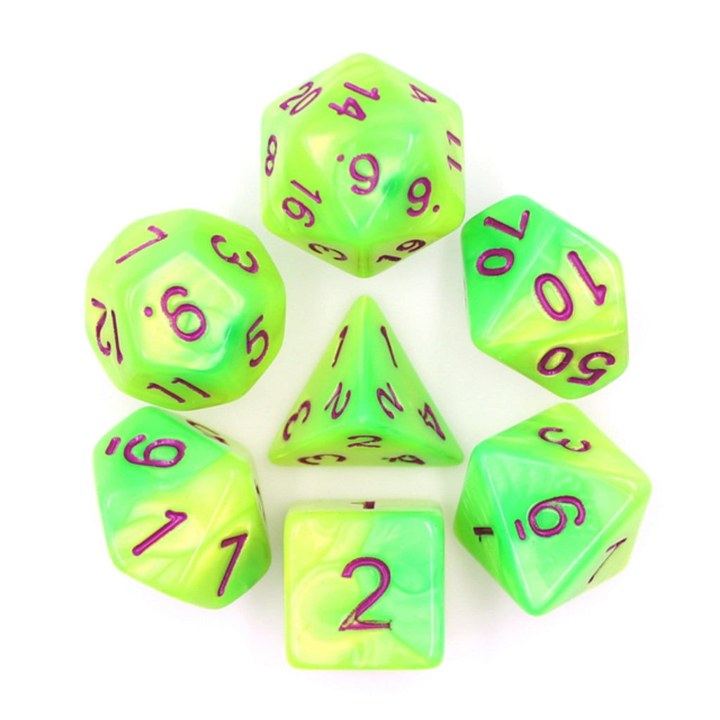 Monster Snot RPG Dice Set Plastic Dice Foam Brain Games