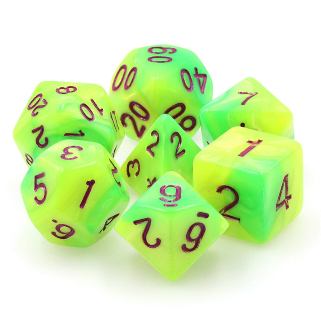 Monster Snot RPG Dice Set Plastic Dice Foam Brain Games