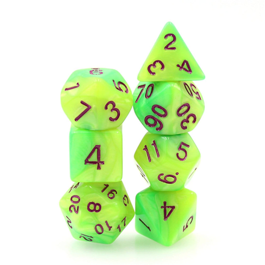 Monster Snot RPG Dice Set Plastic Dice Foam Brain Games