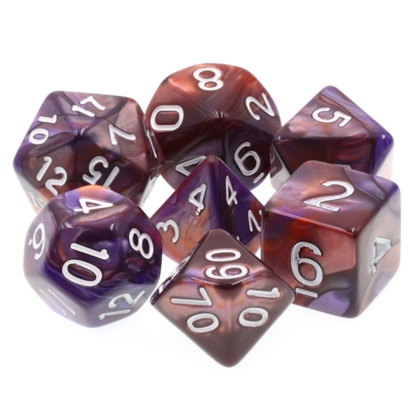 King's Robe RPG Dice Set Plastic Dice Foam Brain Games