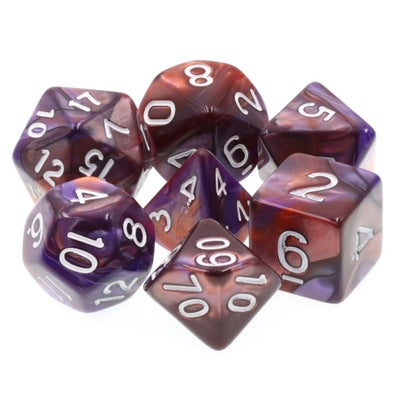 King's Robe RPG Dice Set Plastic Dice Foam Brain Games