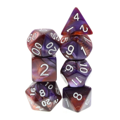 King's Robe RPG Dice Set Plastic Dice Foam Brain Games
