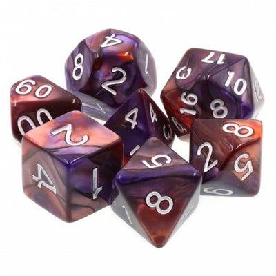 King's Robe RPG Dice Set Plastic Dice Foam Brain Games