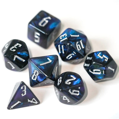 Magician's Dark Night RPG Dice Set Plastic Dice Foam Brain Games