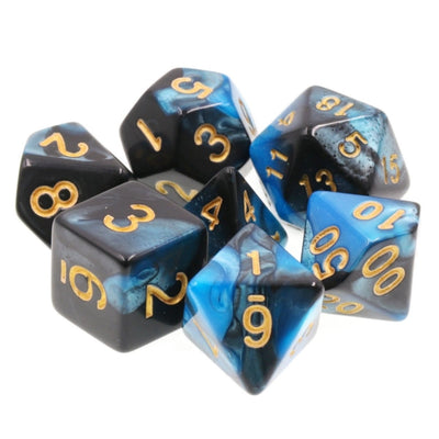 Thunderstorm RPG Dice Set Plastic Dice Foam Brain Games