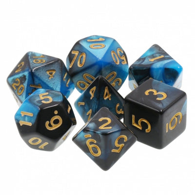 Thunderstorm RPG Dice Set Plastic Dice Foam Brain Games