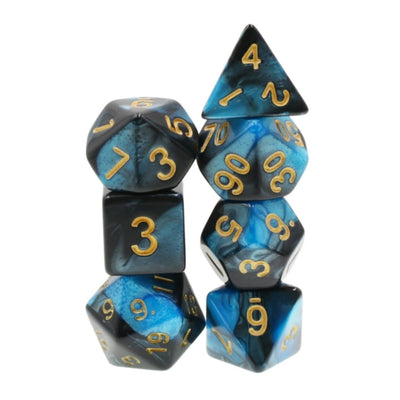 Thunderstorm RPG Dice Set Plastic Dice Foam Brain Games