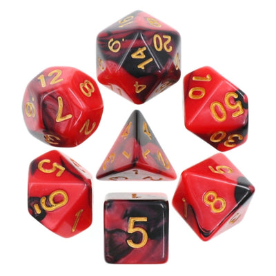 Jokers Wild RPG Dice Set Plastic Dice Foam Brain Games