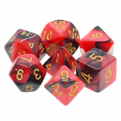 Jokers Wild RPG Dice Set Plastic Dice Foam Brain Games