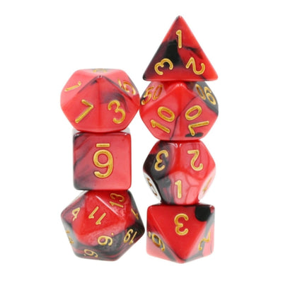 Jokers Wild RPG Dice Set Plastic Dice Foam Brain Games