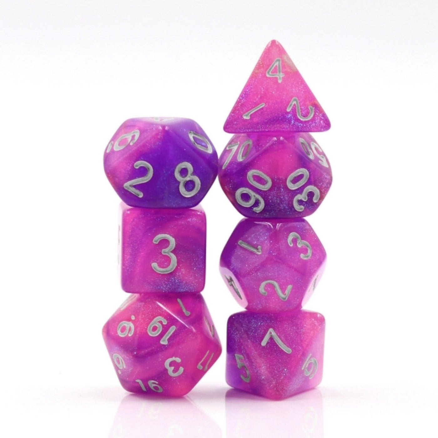 Royal Aurora RPG Dice Set Plastic Dice Foam Brain Games