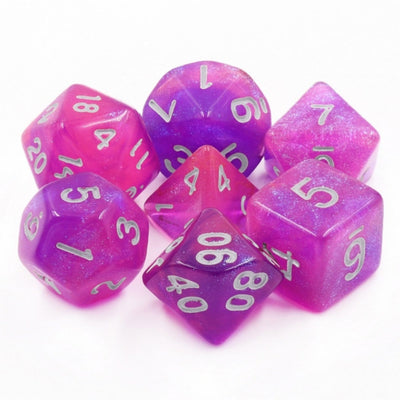 Royal Aurora RPG Dice Set Plastic Dice Foam Brain Games