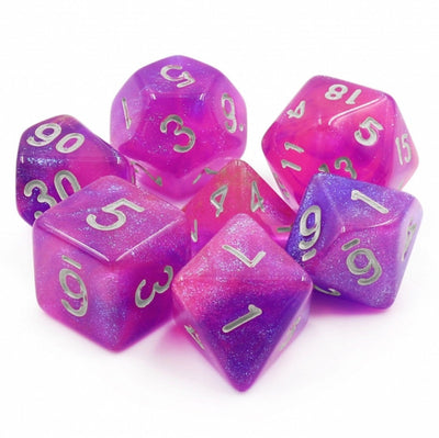 Royal Aurora RPG Dice Set Plastic Dice Foam Brain Games