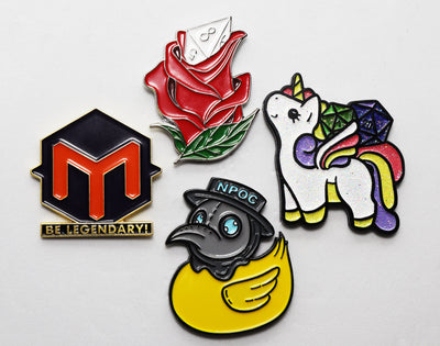 Custom Enamel Pin  Foam Brain Games - Custom Production Services