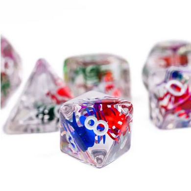 Spider Swarm RPG Dice Set Plastic Dice Foam Brain Games