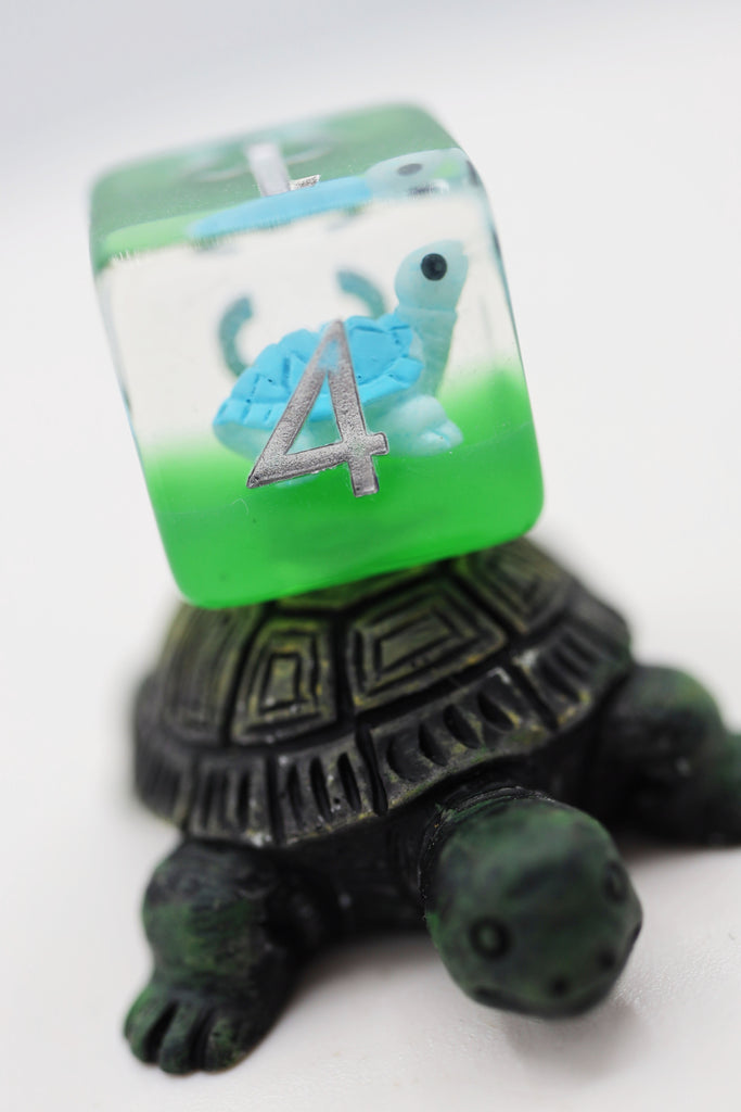 Splash Turtle RPG Dice Set Plastic Dice Foam Brain Games