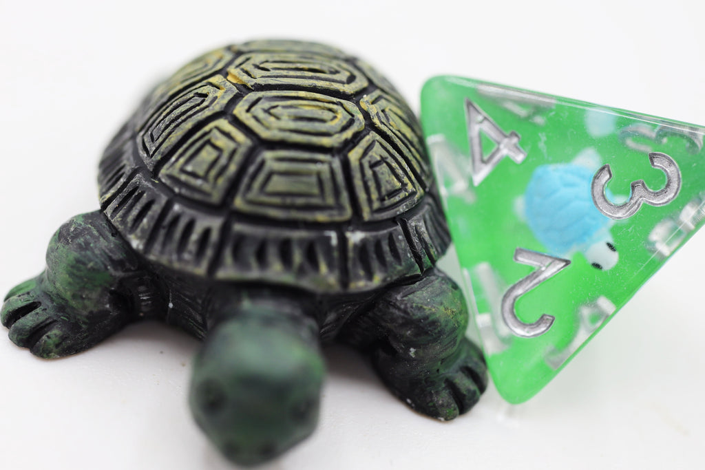 Splash Turtle RPG Dice Set Plastic Dice Foam Brain Games
